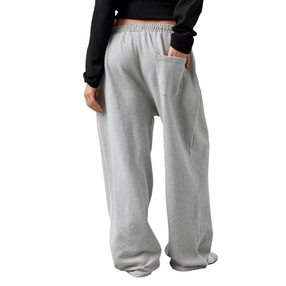 iets frans Harri Wide Leg Jogger Pant Gray Urban Outfitters - Picture 2 of 9